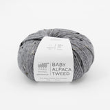 Baby Alpaca - Light Gray Tweed - T401