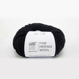 Fine Merino Wool - Black - 500