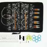 SPIN Bamboo Udskiftelige Rundpindesæt, LARGE, 13 cm (5.5-10 mm)